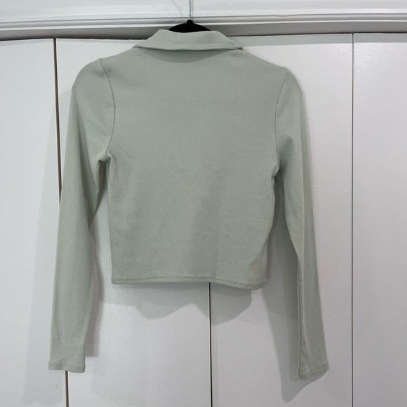 Abercrombie & Fitch Soft Rib Longsleeve Polo - Picture 2 of 9